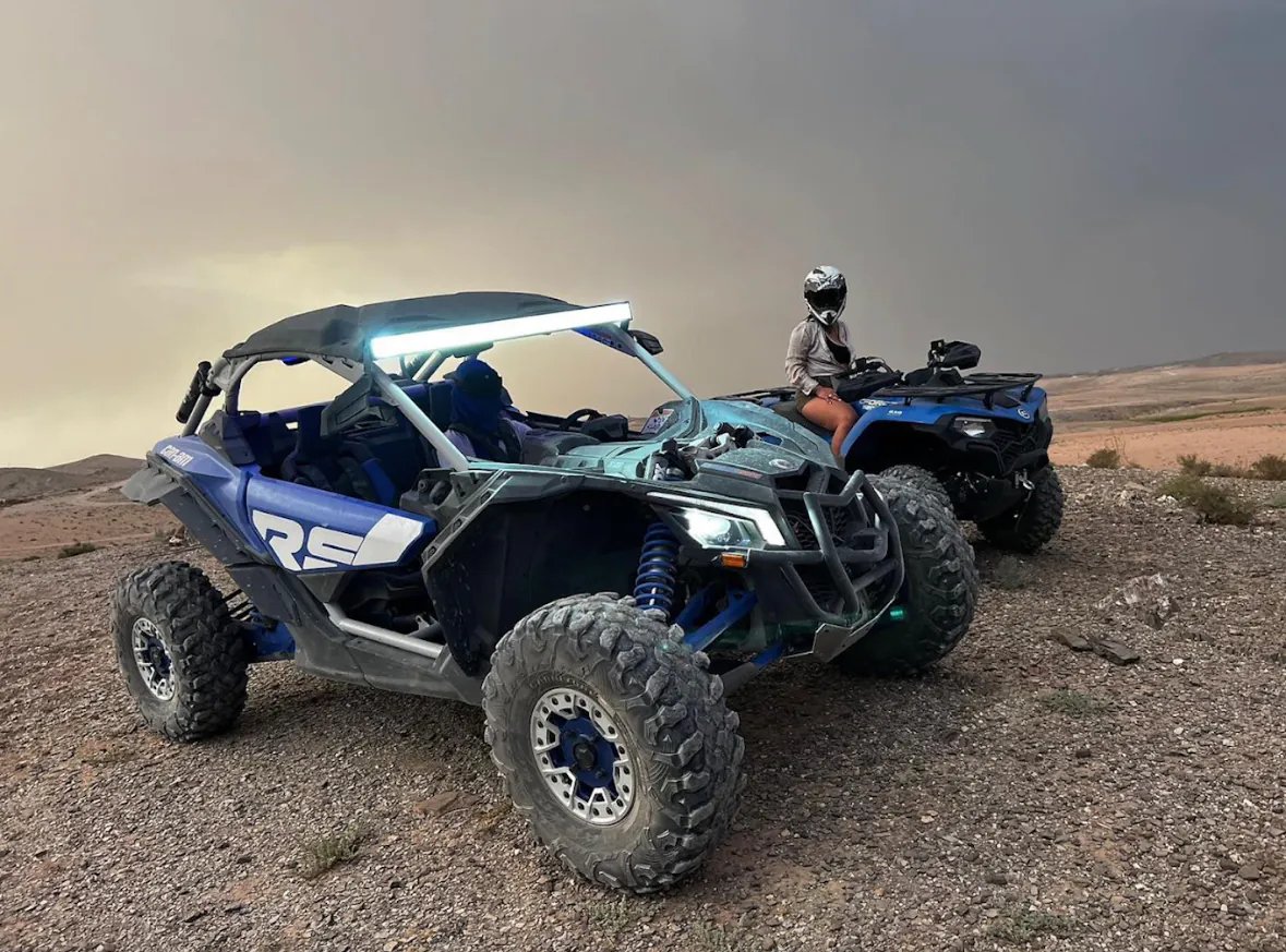 Buggy Can-Am, désert d'Agafay